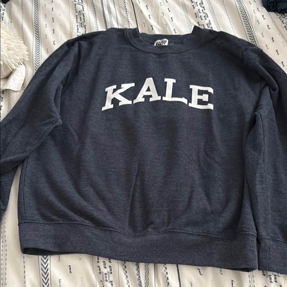 Sub_Urban Riot Gray Crew Neck Sweatshirt KALE “logo saying”